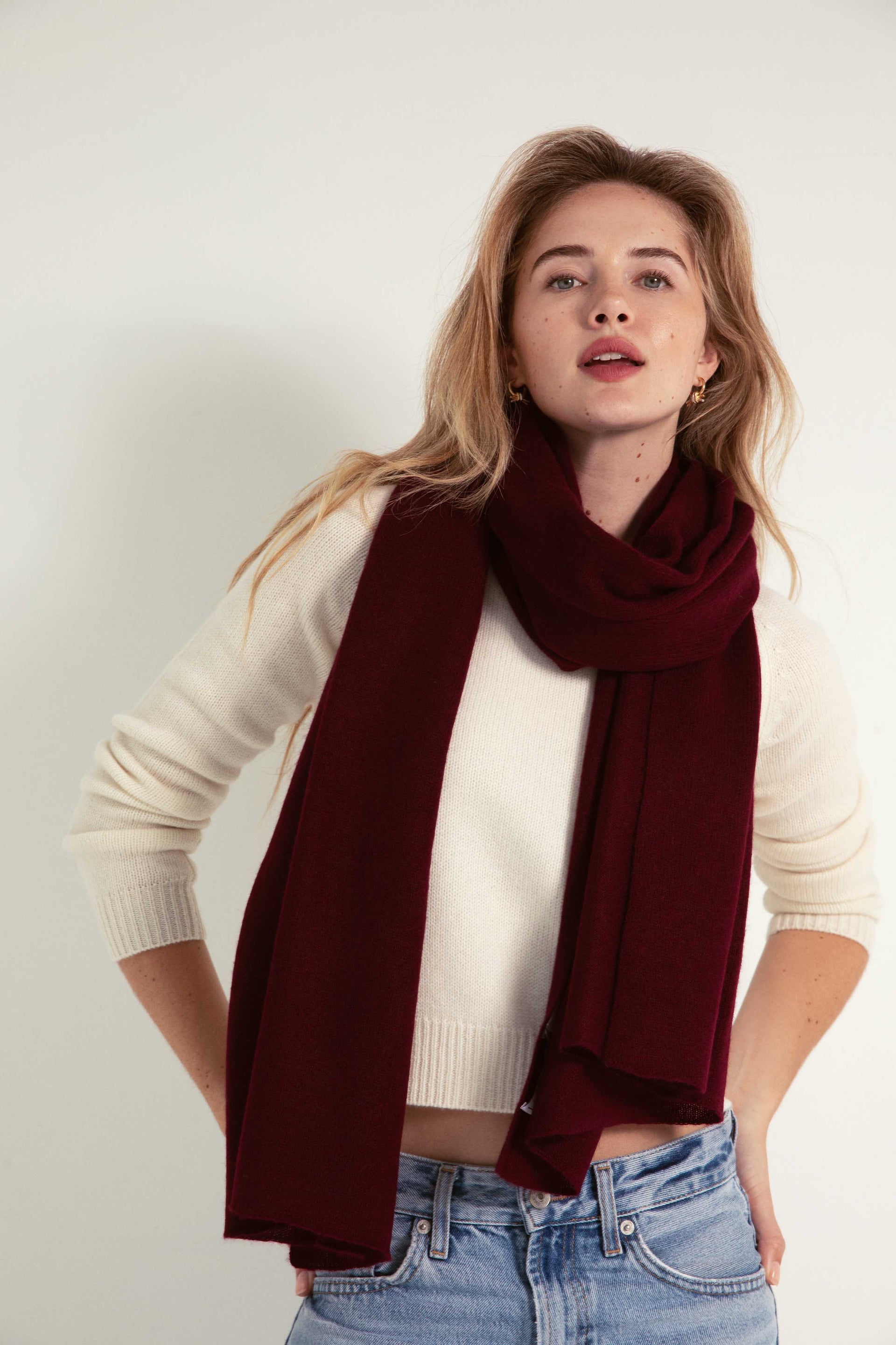 The Cashmere Travel Wrap in Endless Passion