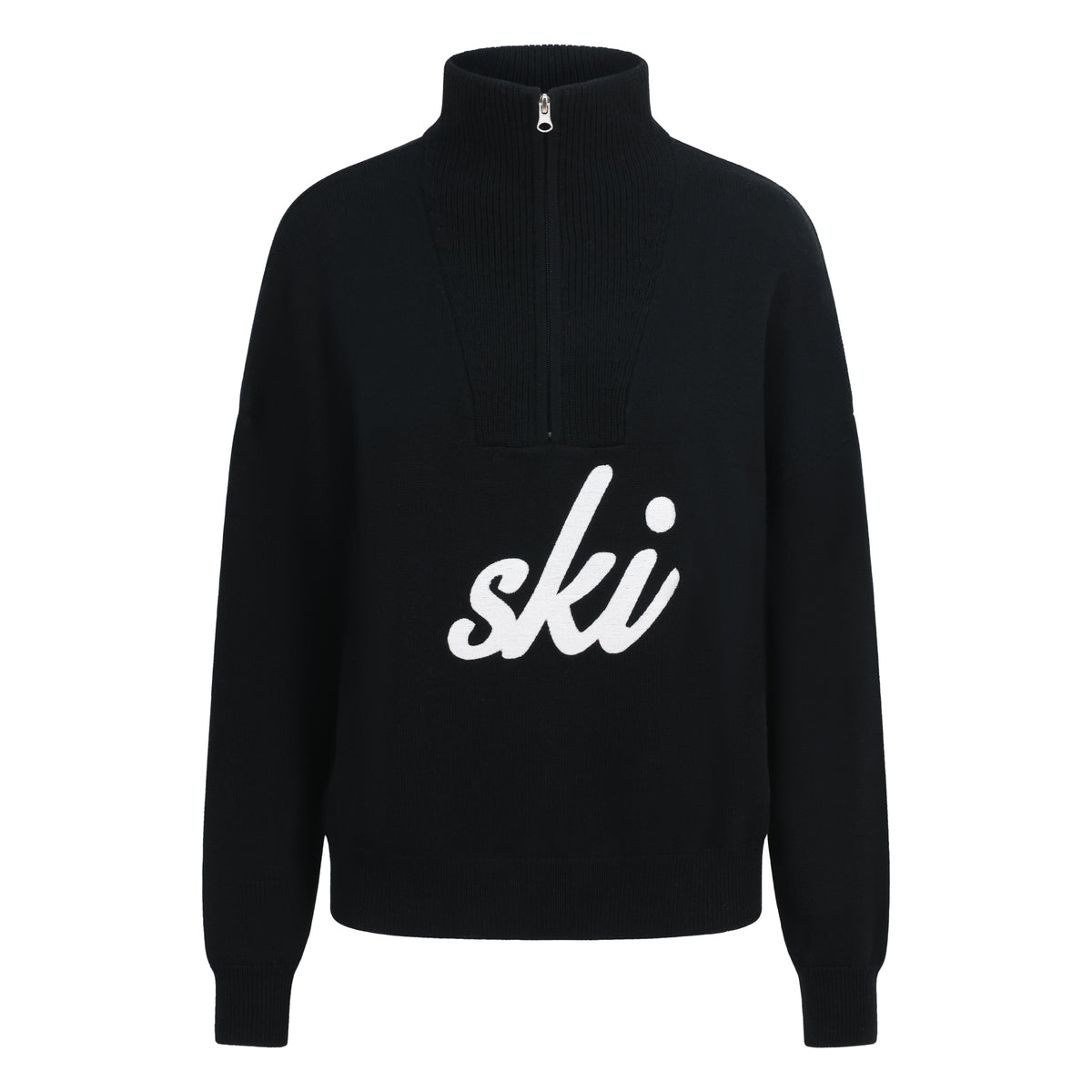 The SKI Half Zip in Black