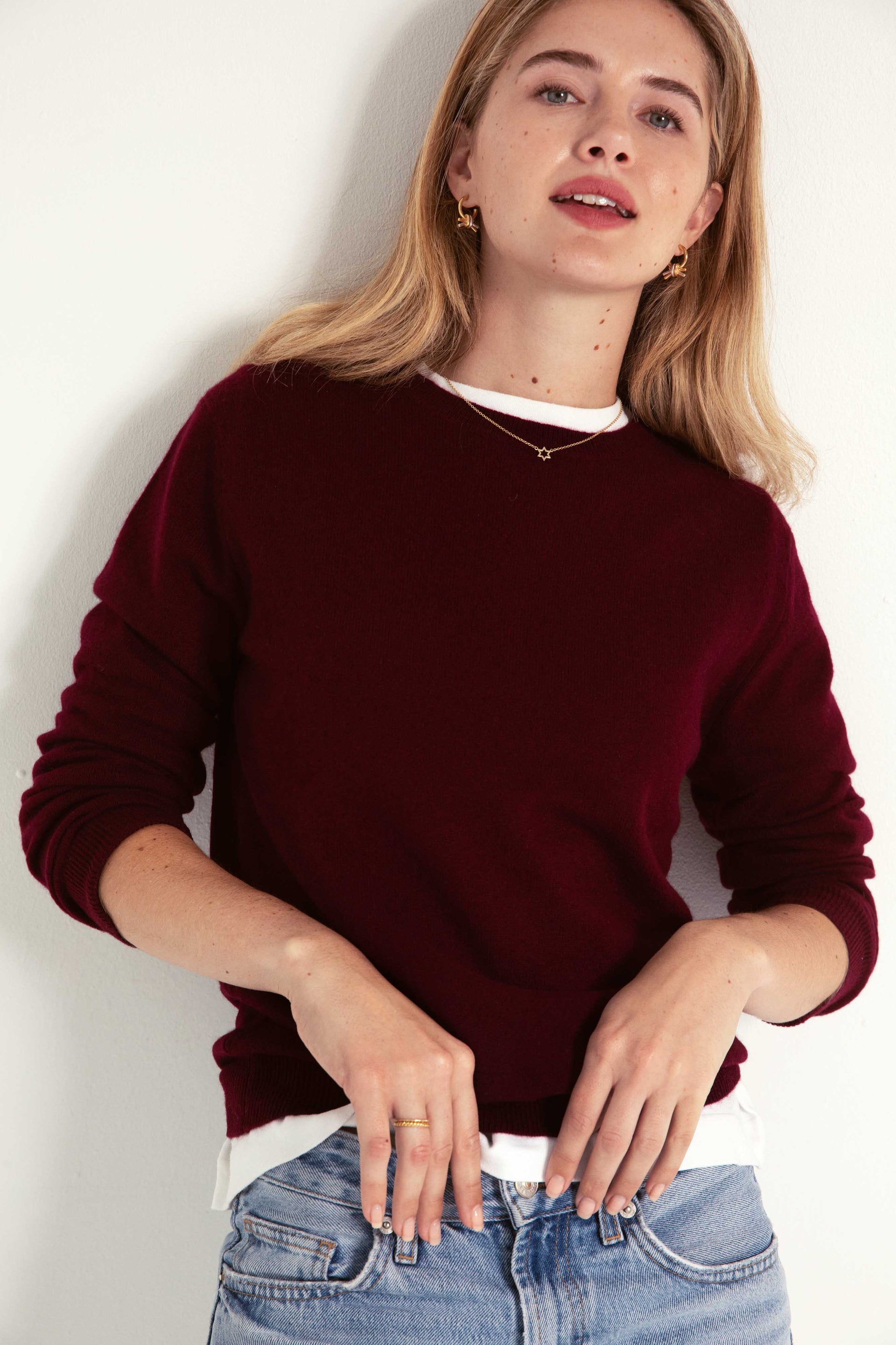 The Everyday Cashmere Sweater in Endless Passion