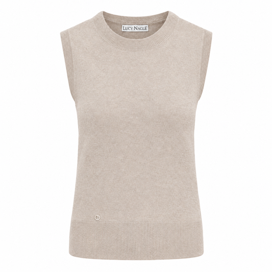 The Crew Top in Warm Taupe