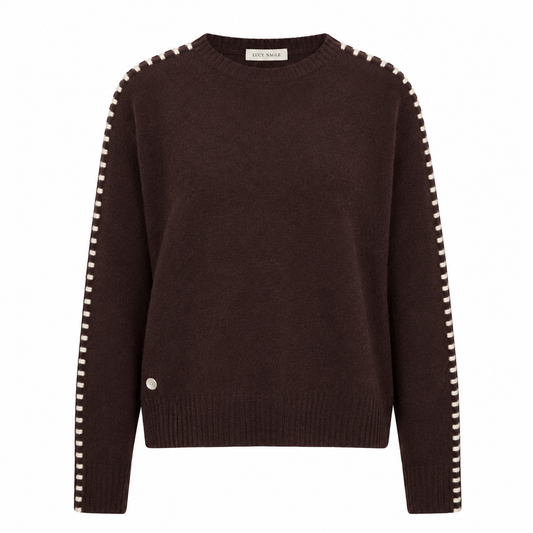 The Stitch Cashmere Sweater in Pluto