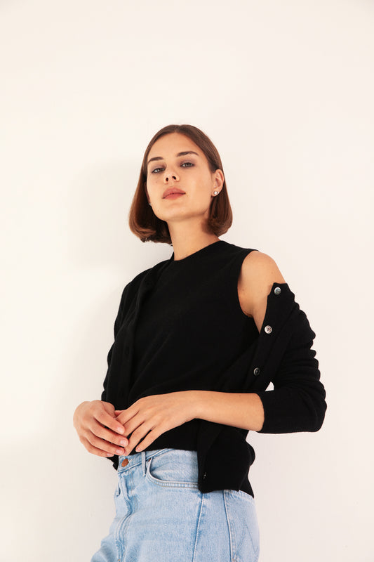 The Crew Top in Black