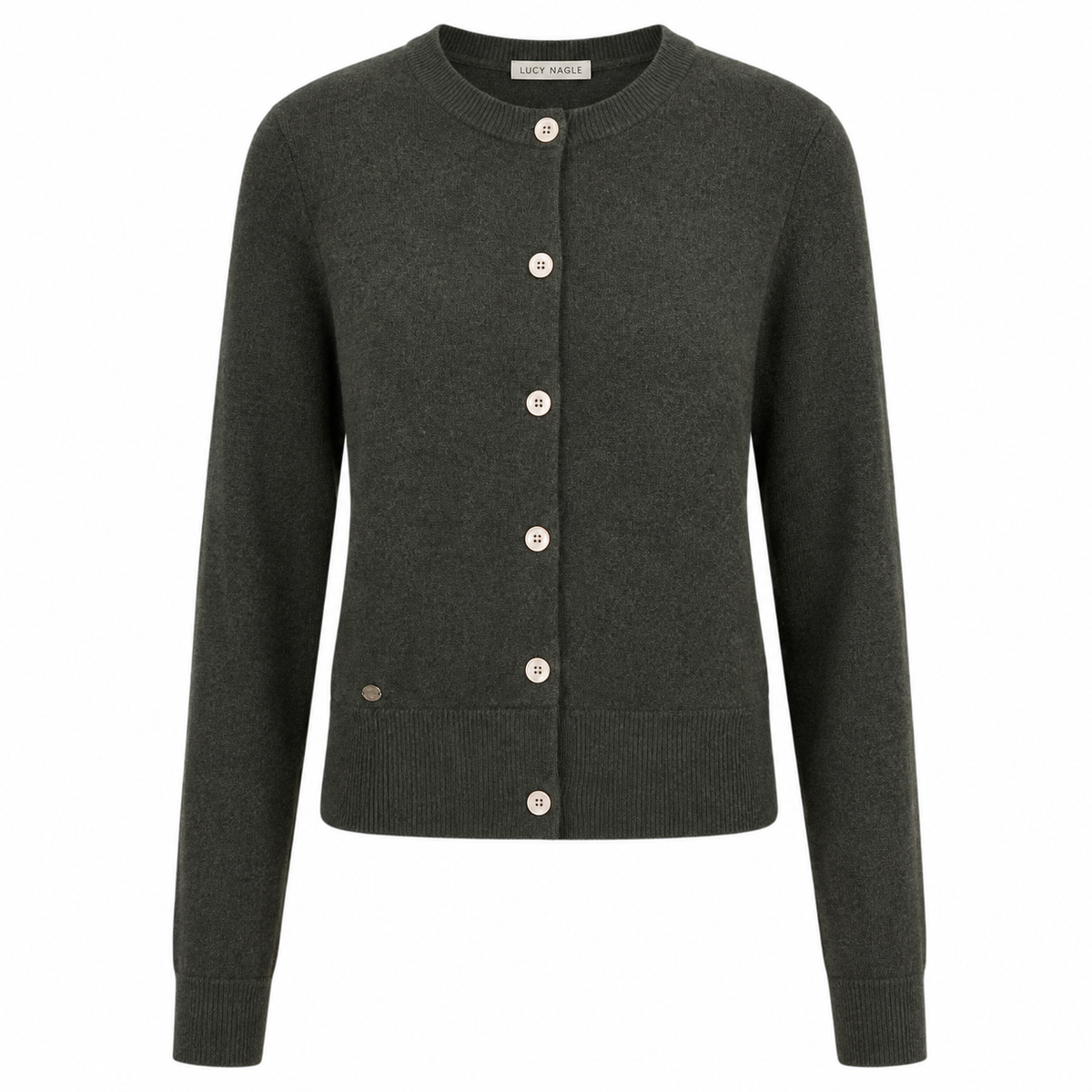 The Everyday Cashmere Cardigan in Algae