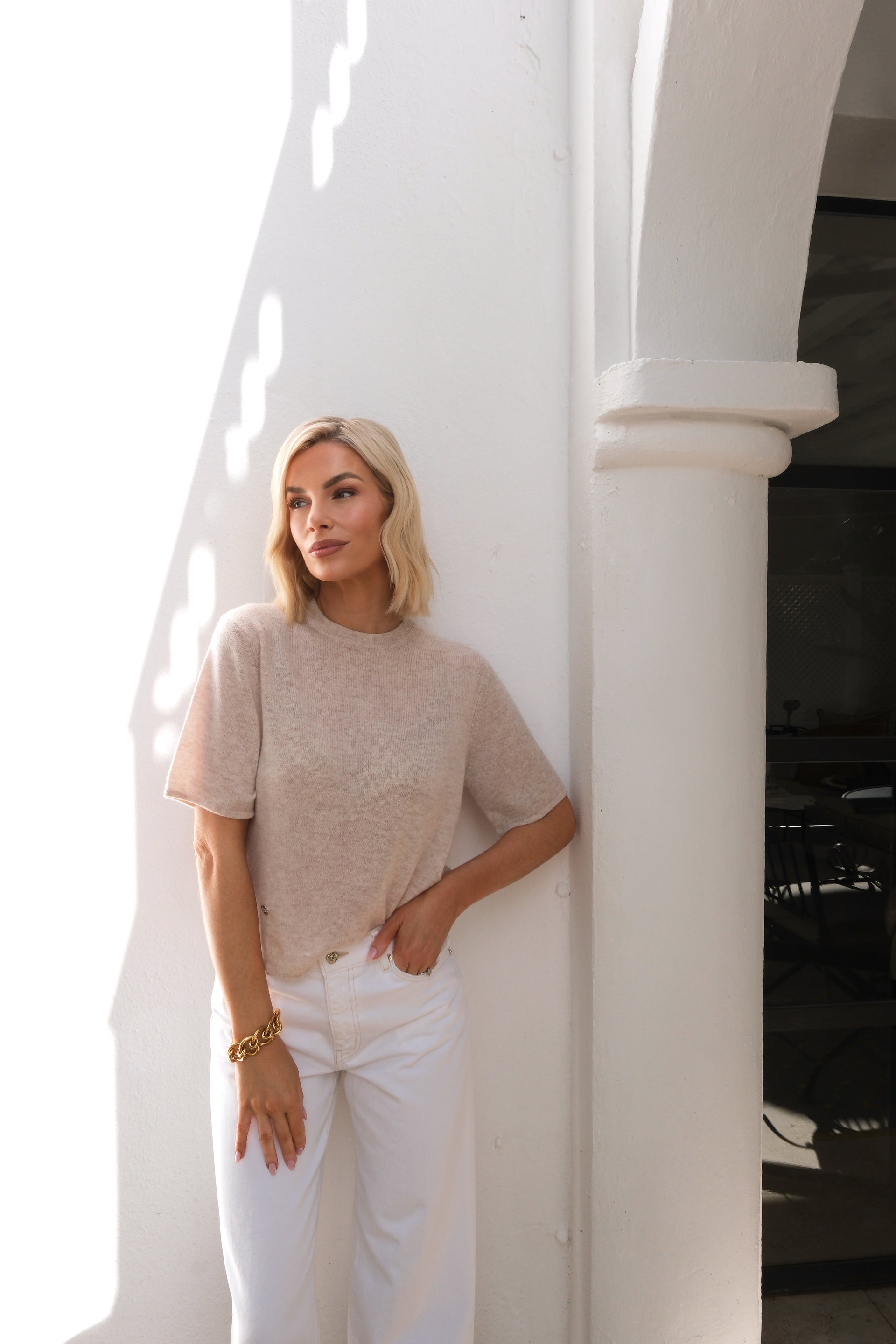 The Top in Lightweight Beige