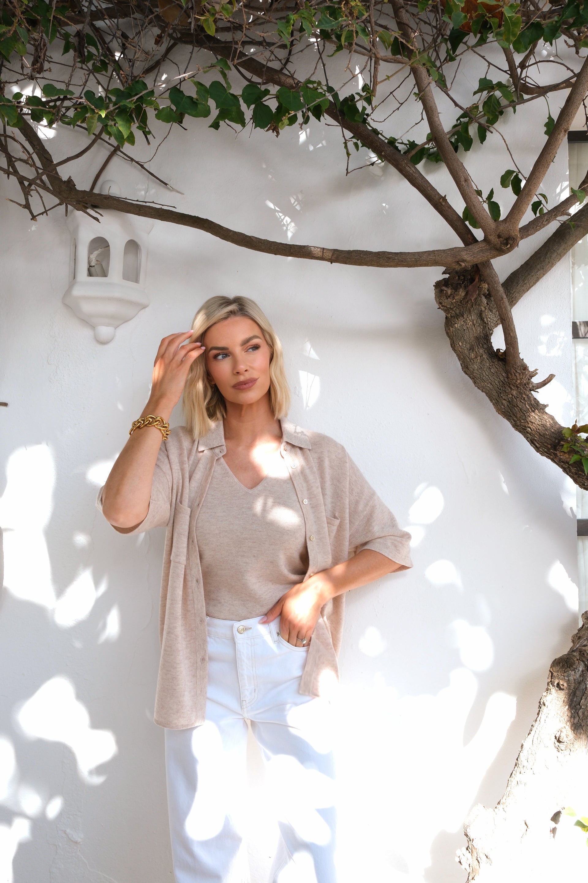 The Tank in Lightweight Beige