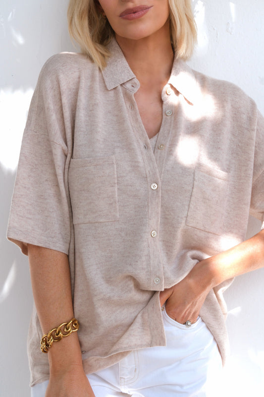 The Shirt in Lightweight Beige