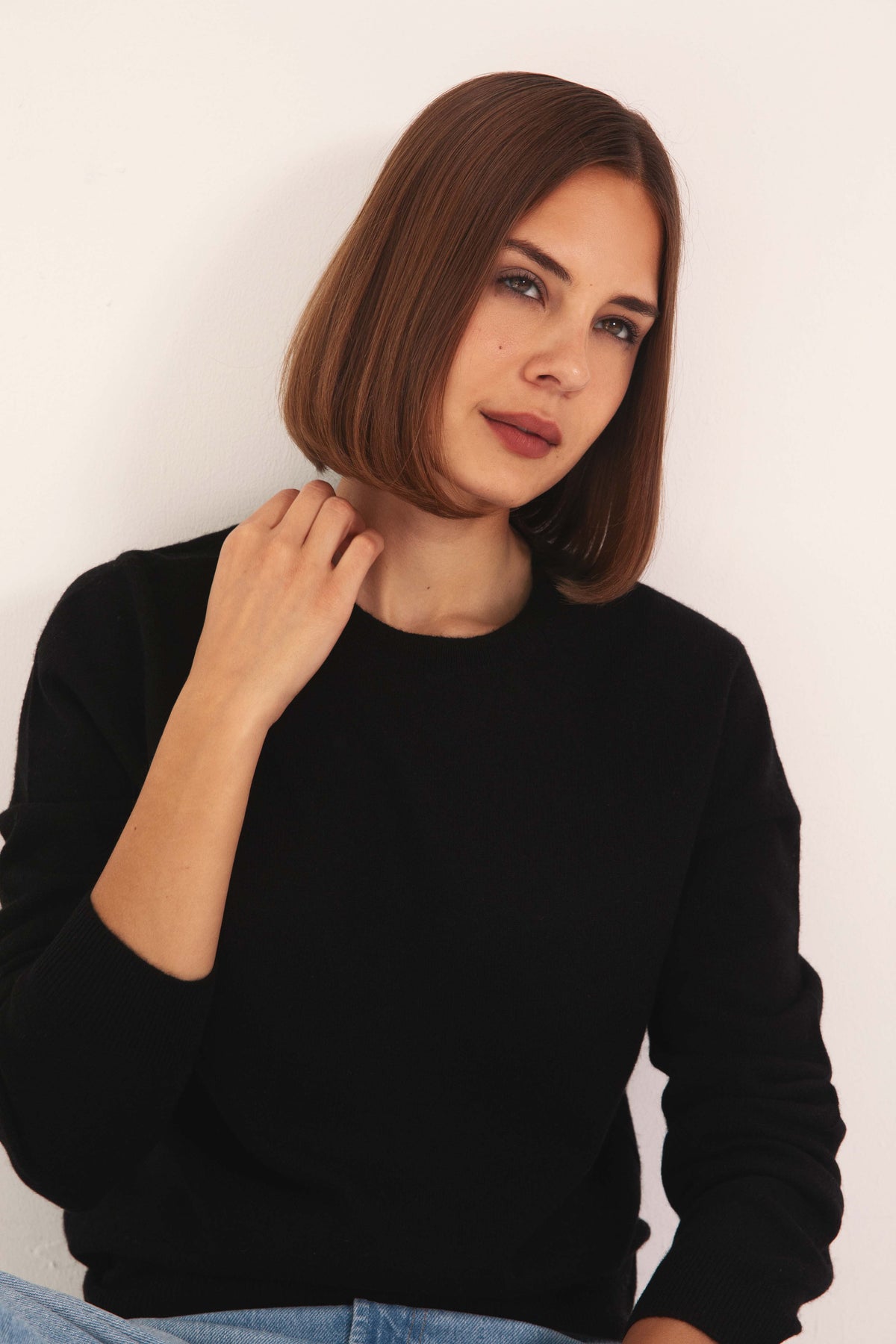 The Everyday Cashmere Sweater in Black