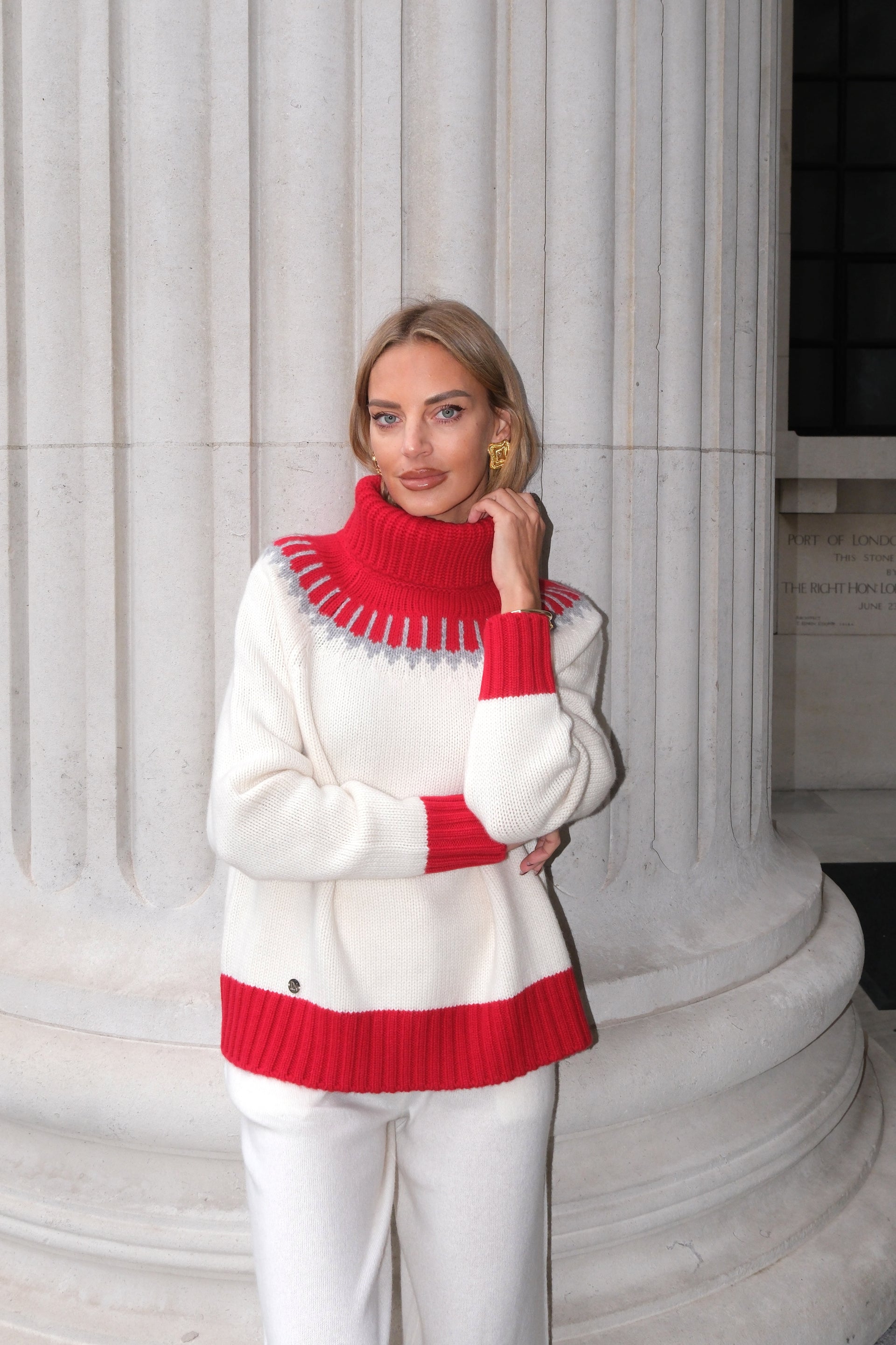 Cashmere Rollneck in Ivory