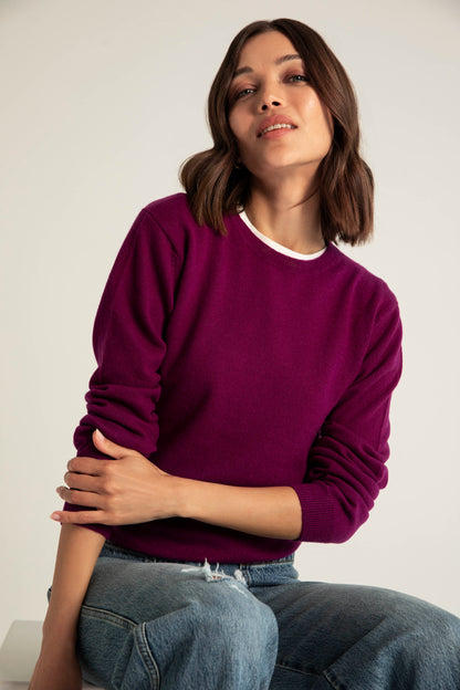 Cashmere Regular Tee in Ivory White