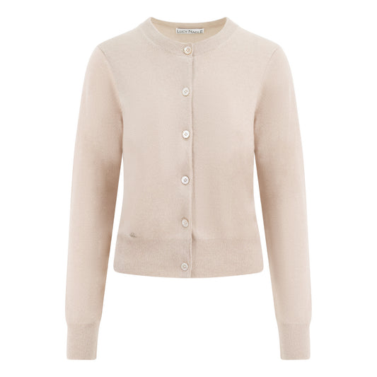 The Everyday Cashmere Cardigan in Latte