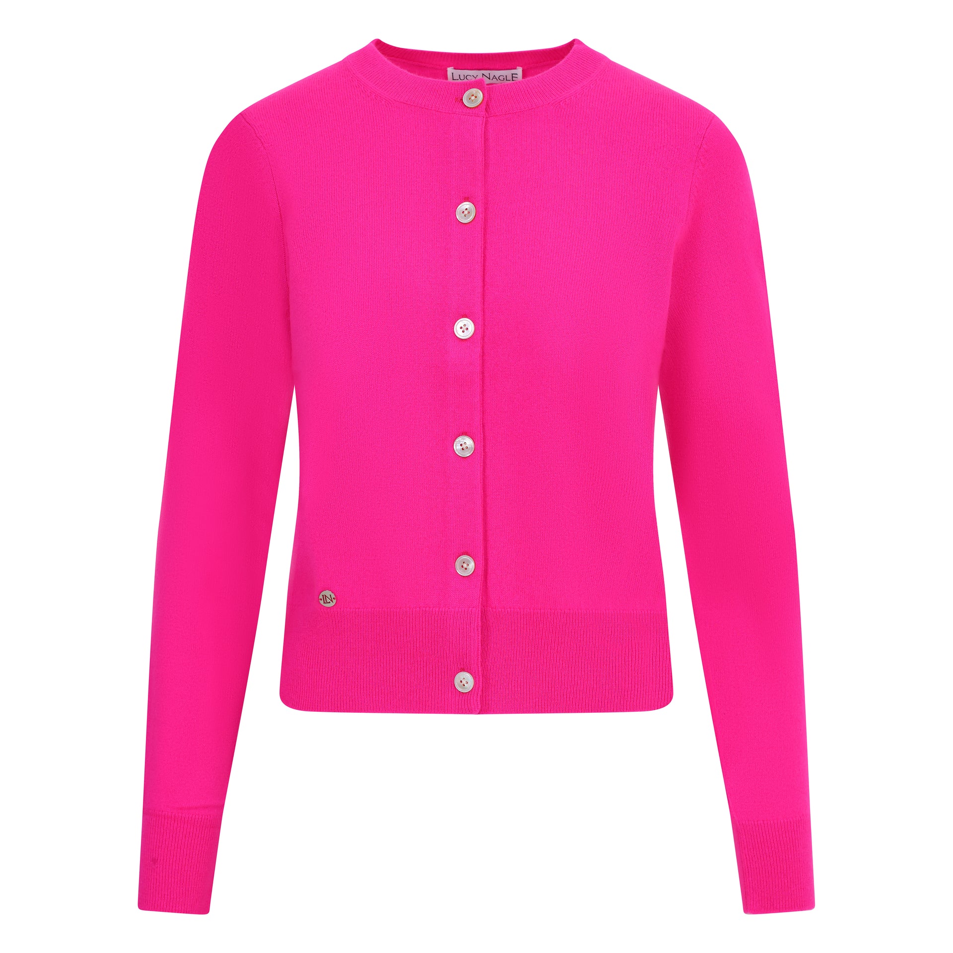 The Everyday Cashmere Cardigan in Vibrant Pink