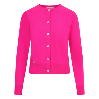 The Everyday Cashmere Cardigan in Vibrant Pink