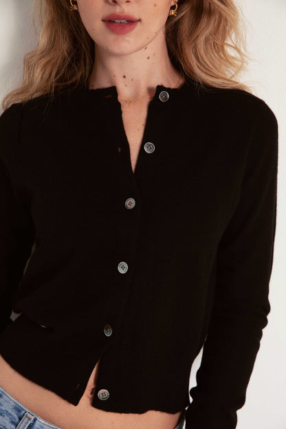 The Everyday Cashmere Cardigan in Black