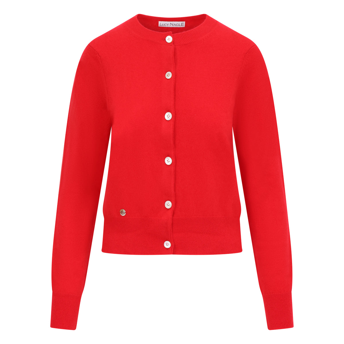 The Everyday Cashmere Cardigan in Crimson