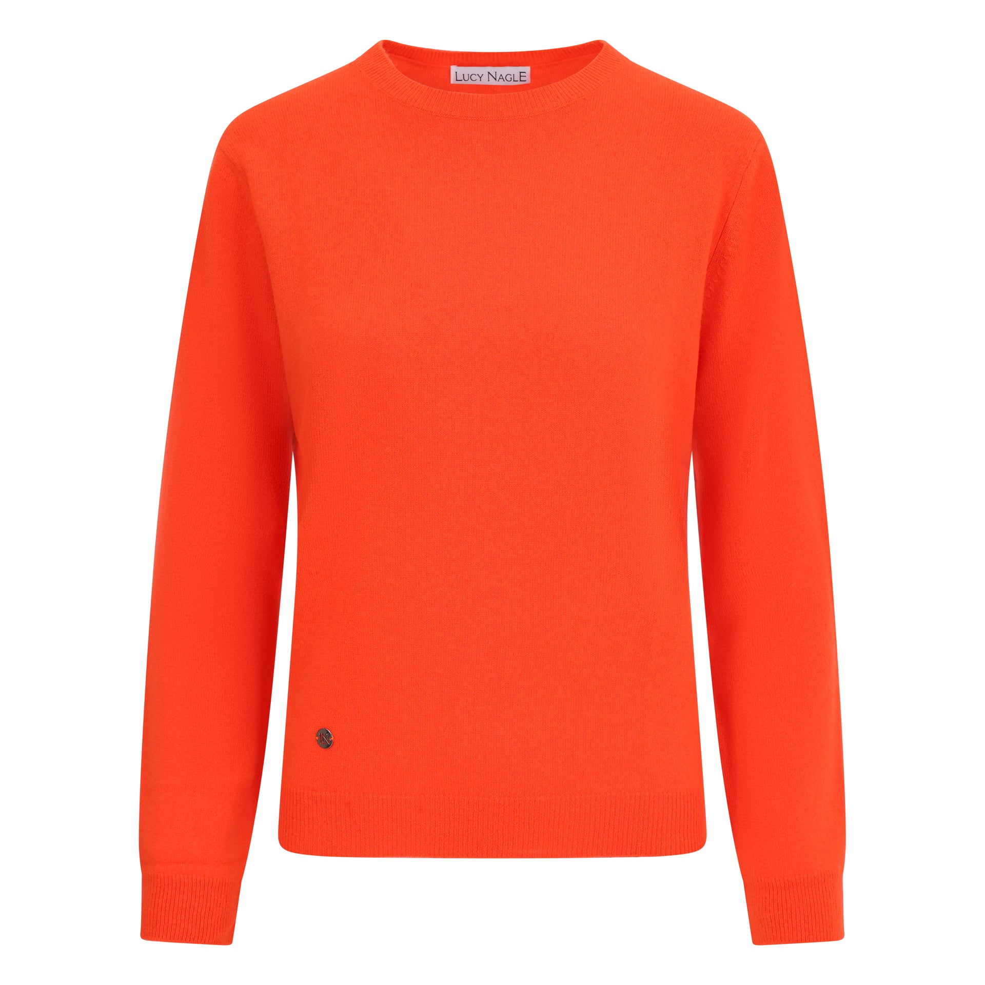 The Everyday Cashmere Sweater in Vibrant Orange