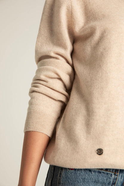 The Everyday Cashmere Sweater in Sandstone