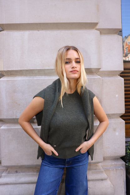 The Crew Top in Algae