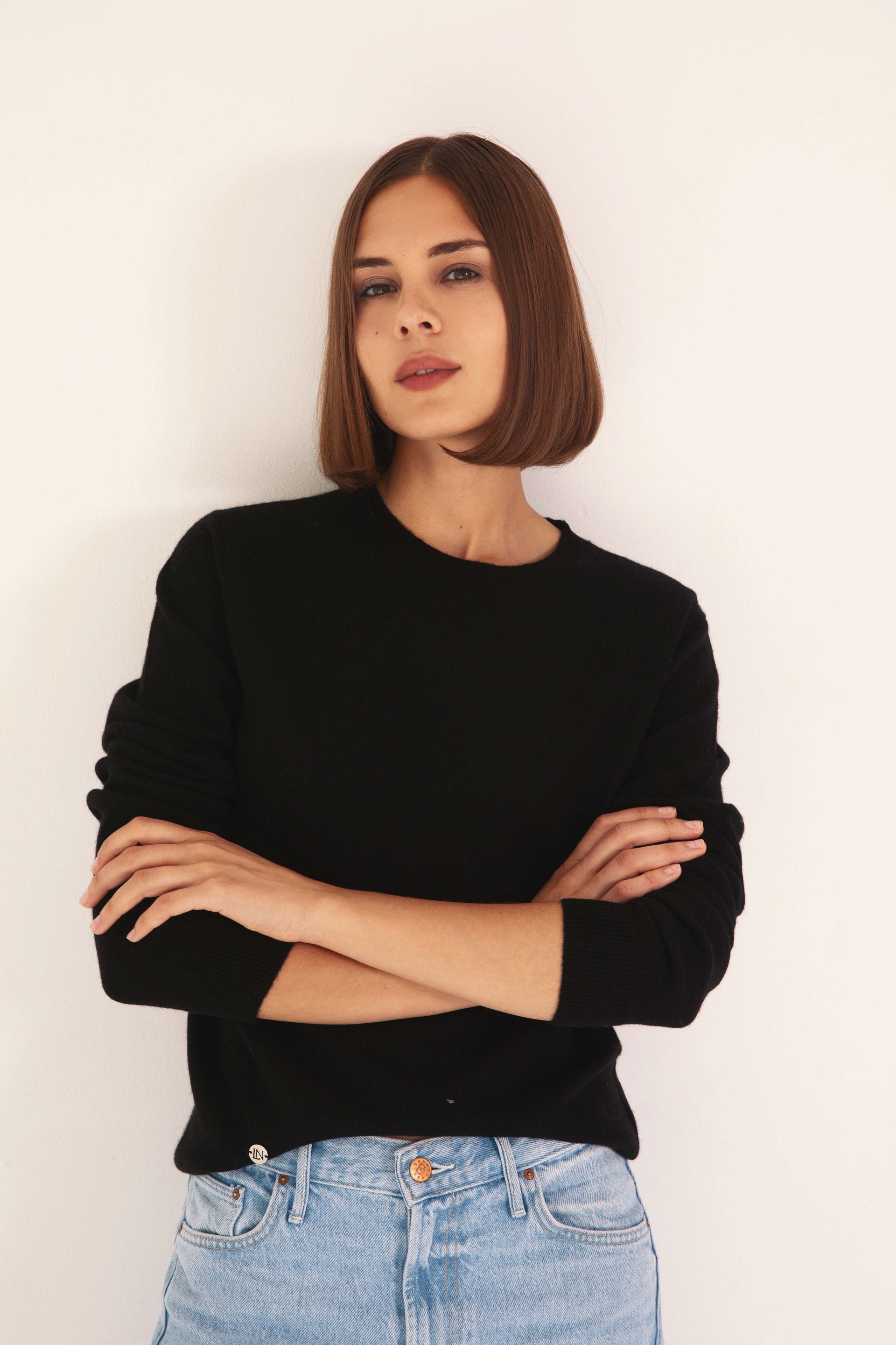 The Everyday Cashmere Sweater in Black