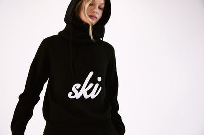 The SKI Half Zip in Black