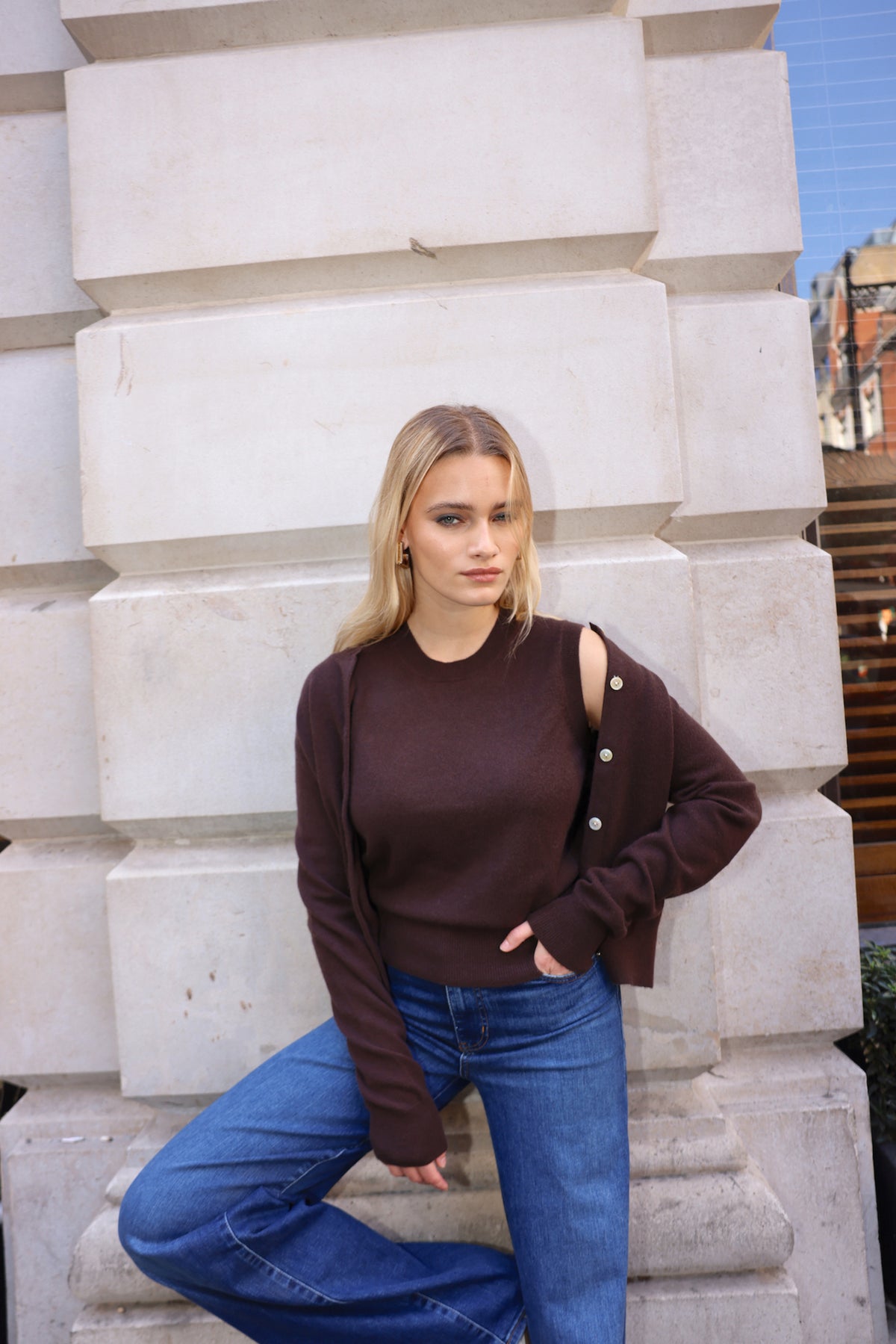 The Everyday Cashmere Cardigan in Pluto