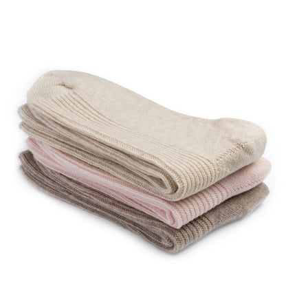 The Cashmere Bed Socks in Affogato