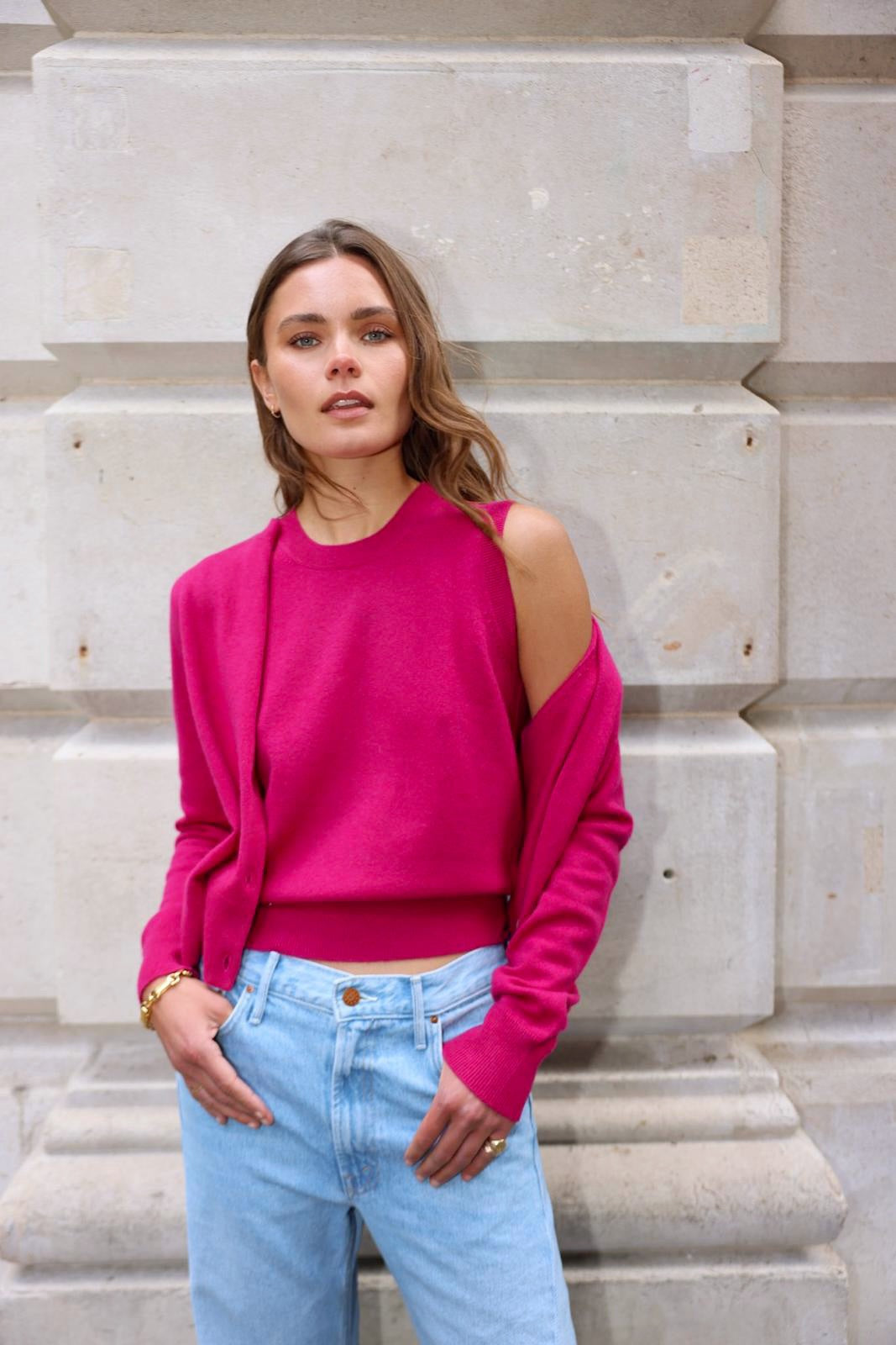The Crew Top in Boysenberry