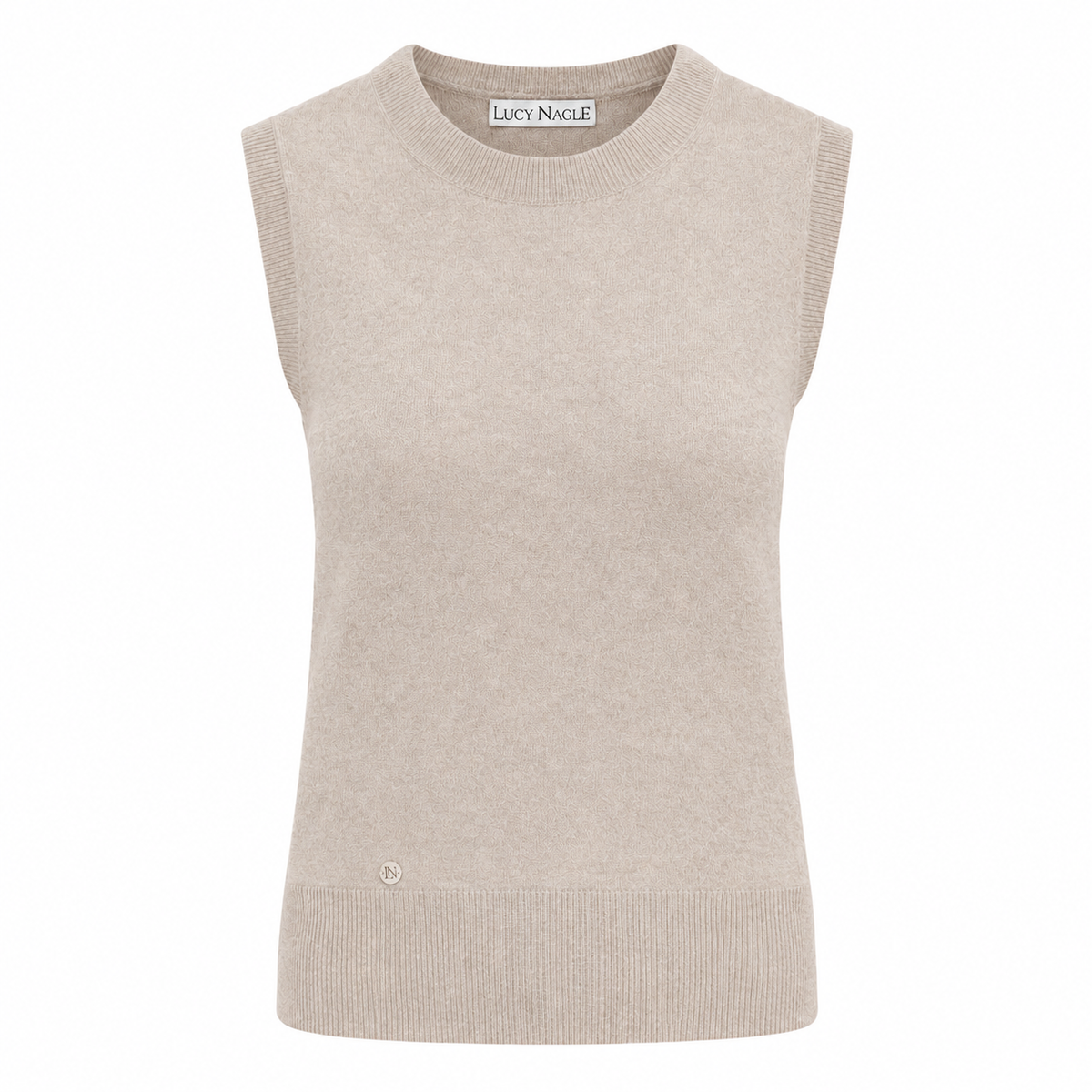 The Crew Top in Warm Taupe