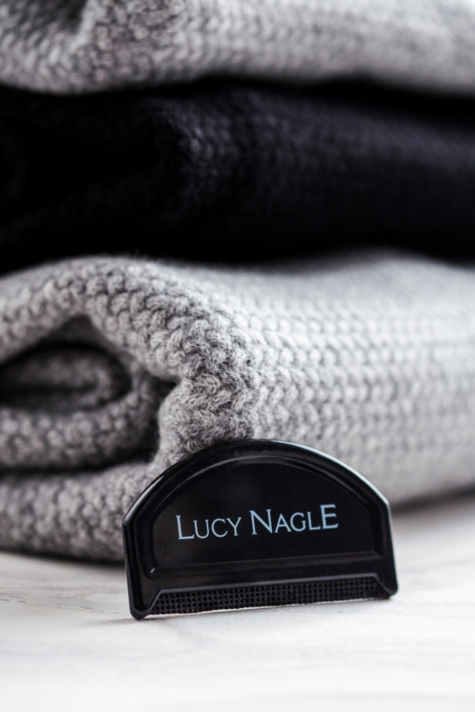 Lucy Nagle Cashmere Comb for Clearing Pills off your cashmere products